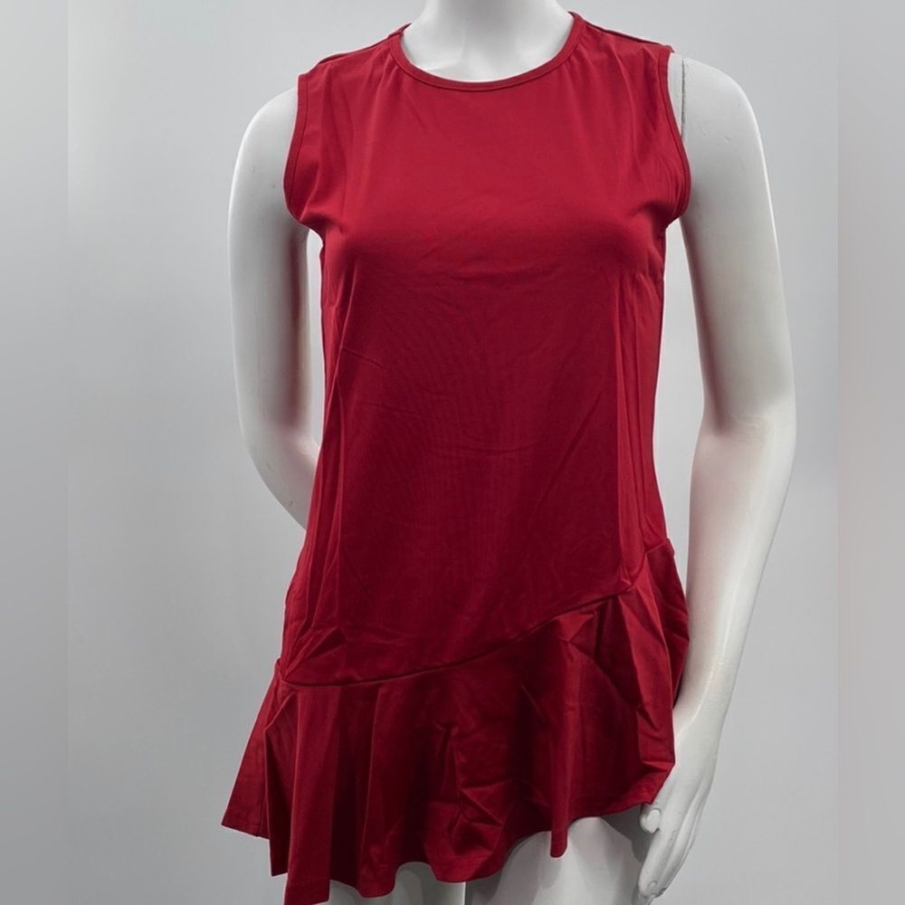 3For$20 Meaneor Wine Color Sleeveless Aysmmetrical Blouse size L